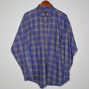Patagonia Blue Plaid Men's Shirt
